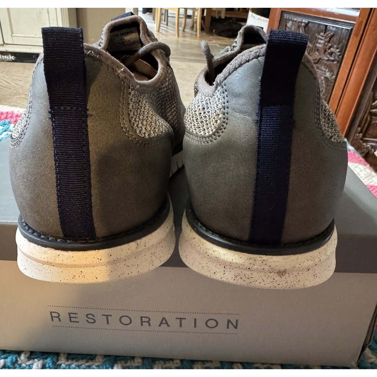Men’s Restoration Jayden Grey Lifestyle Sneakers Nib Size 13 — image 4 of 8